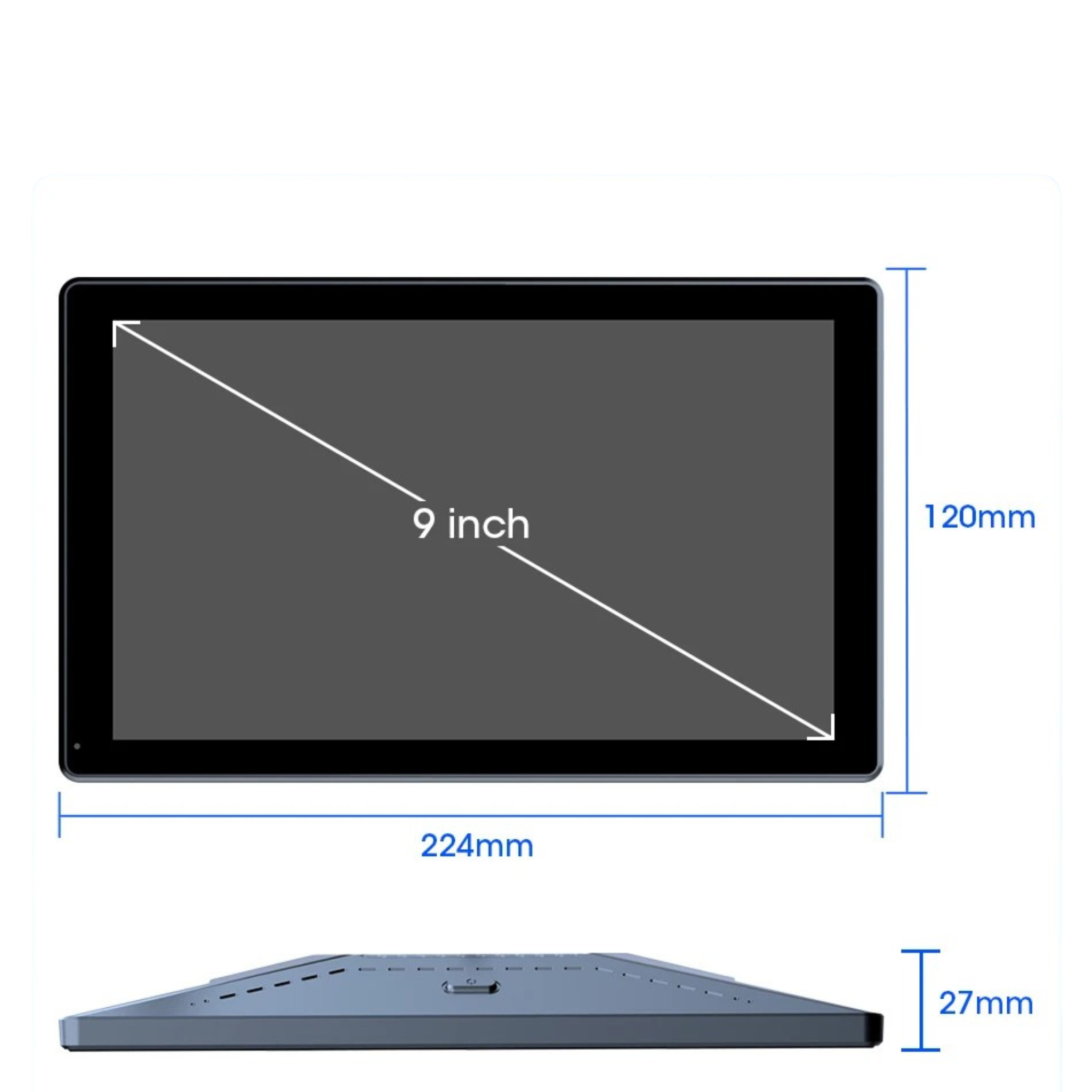 ConnectDrive Pantalla Táctil Coche 7 8 9 Pulgadas CarPlay Android Auto Inalámbrico Bluetooth 5.0 Montaje Magnético 360°