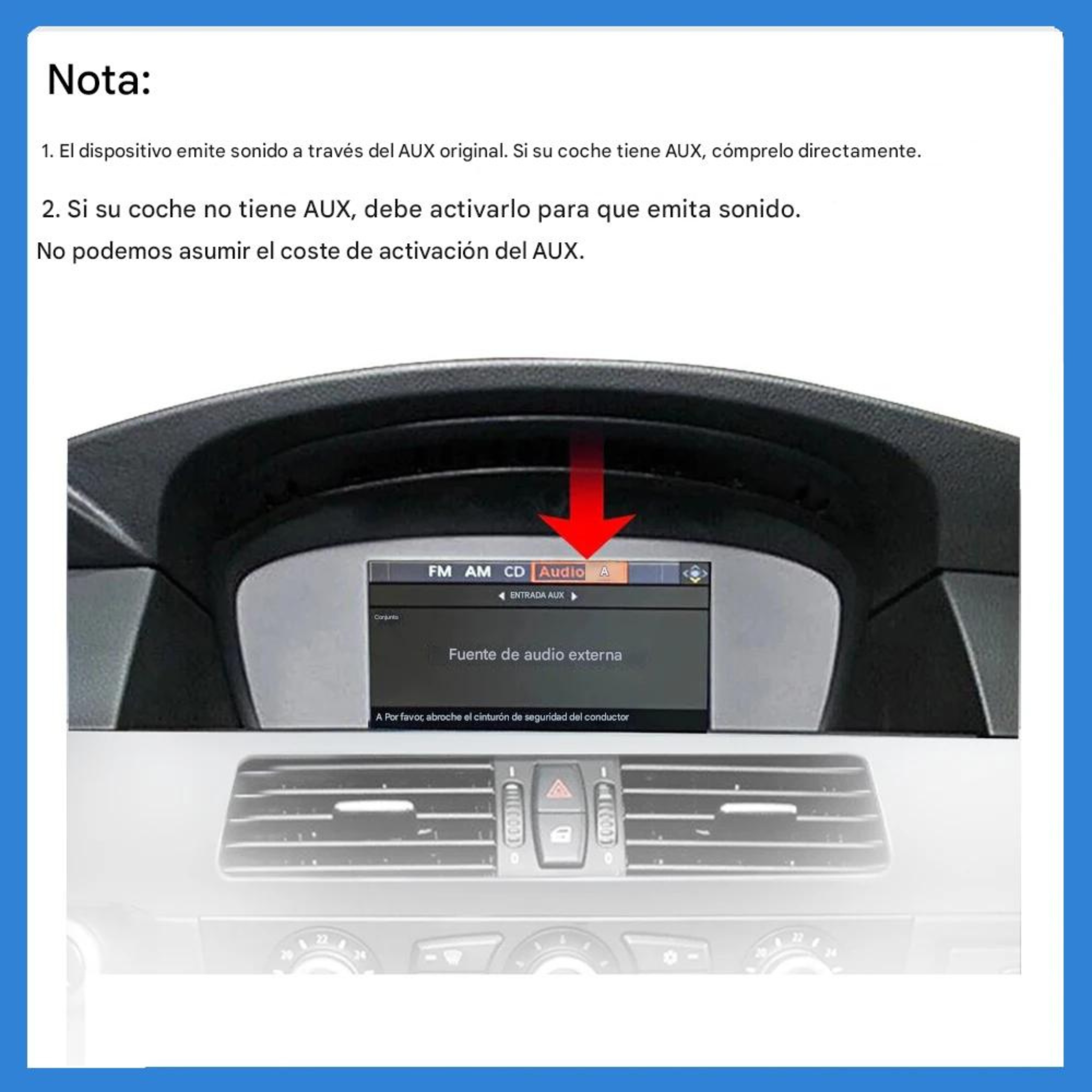 ConnectDrive Pantalla CarPlay y Android Auto BMW Serie 3 E90 — 8,8" HD Wireless CCC CIC