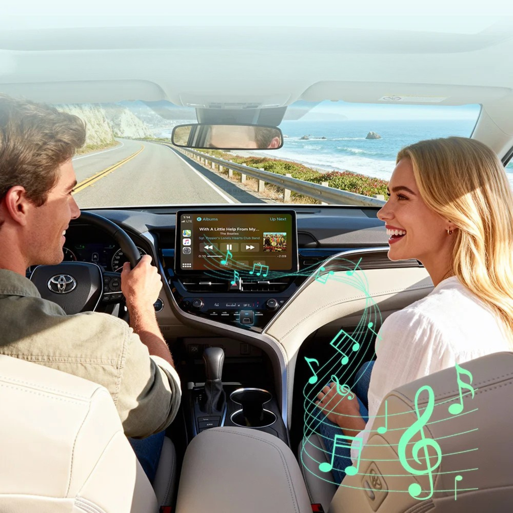 ConnectDrive Mini Adaptador CarPlay Inalámbrico Android Auto Bluetooth 5.0 WiFi 5GHz USB Compacto