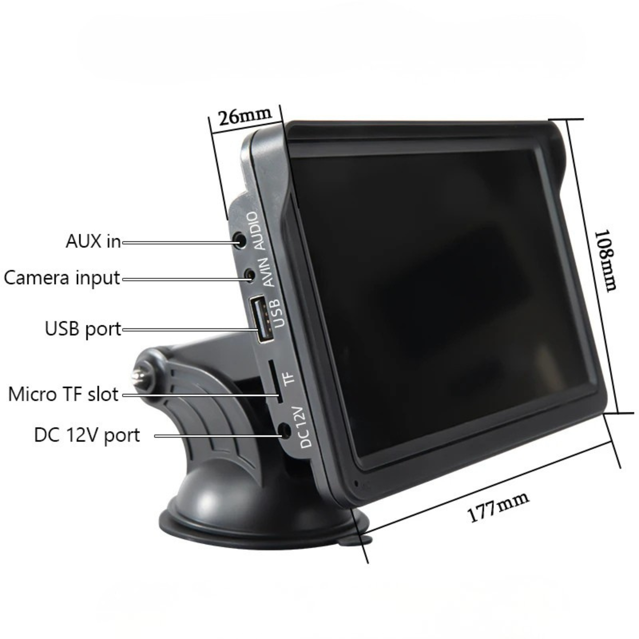 Pantalla CarPlay Android Auto para Coche Universal — Wireless, Wired, Bluetooth 5.0, 12V 24V