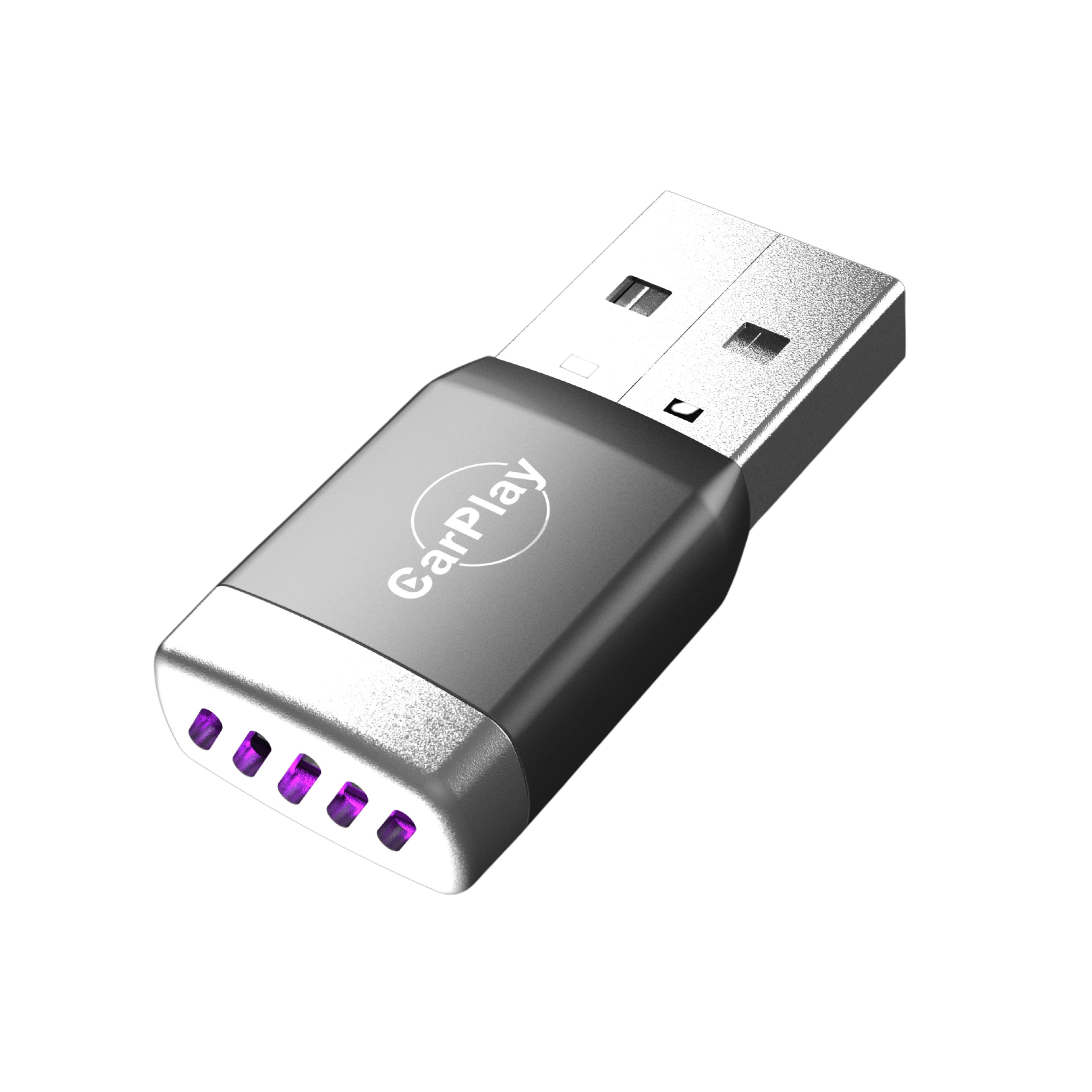 Chip A7 dual core Bluetooth 5.3 WiFi 5.8GHz adaptador CarPlay Android Auto procesador tecnología Imagen principal del producto