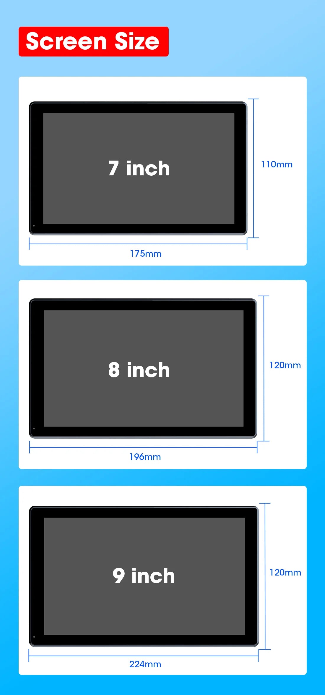 ConnectDrive Pantalla Táctil Coche 7 8 9 Pulgadas CarPlay Android Auto Inalámbrico Bluetooth 5.0 Montaje Magnético 360°