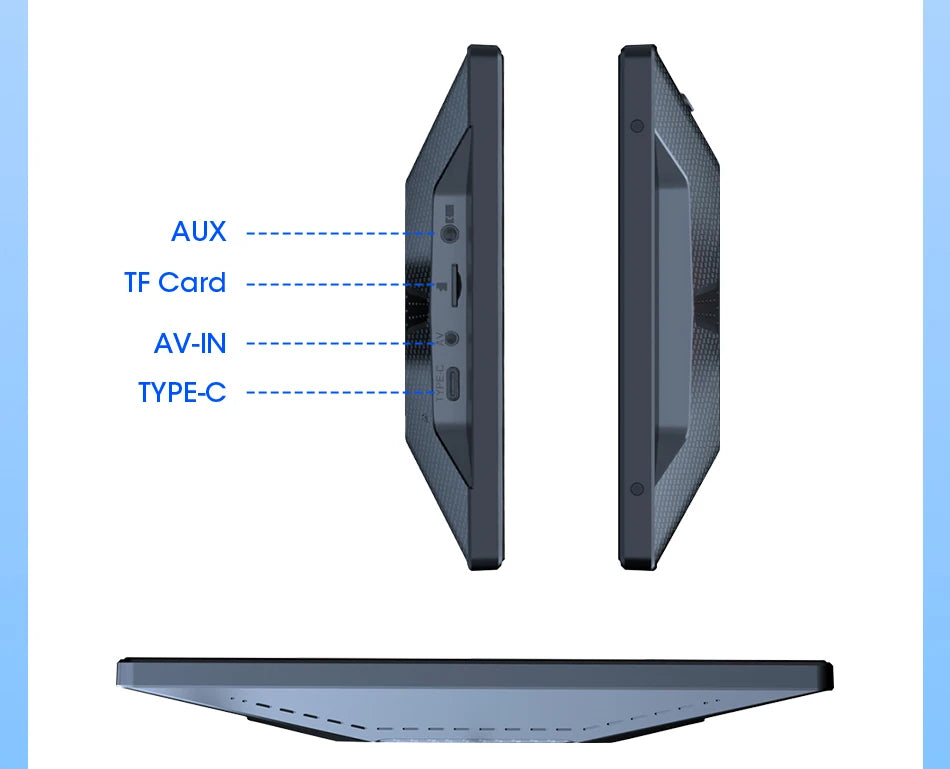 ConnectDrive Pantalla Táctil Coche 7 8 9 Pulgadas CarPlay Android Auto Inalámbrico Bluetooth 5.0 Montaje Magnético 360°