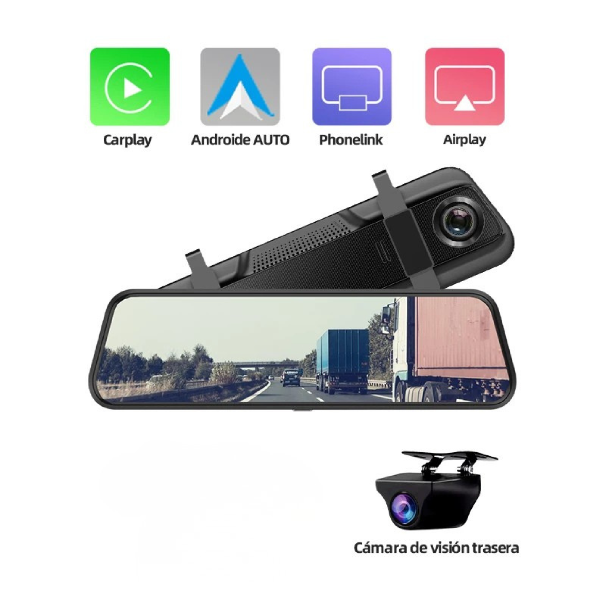 Vigilancia parking 24h capteur G retrovisor dashcam grabación impacto coche aparcado